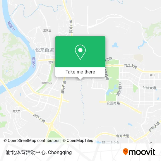 渝北体育活动中心 map