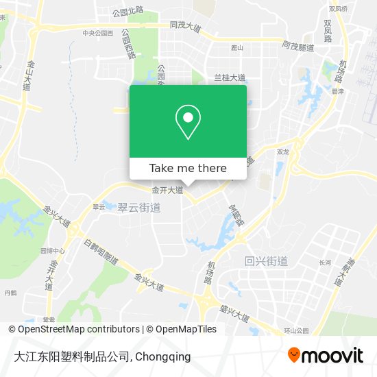 大江东阳塑料制品公司 map