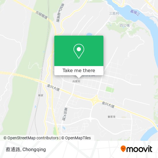 蔡通路 map