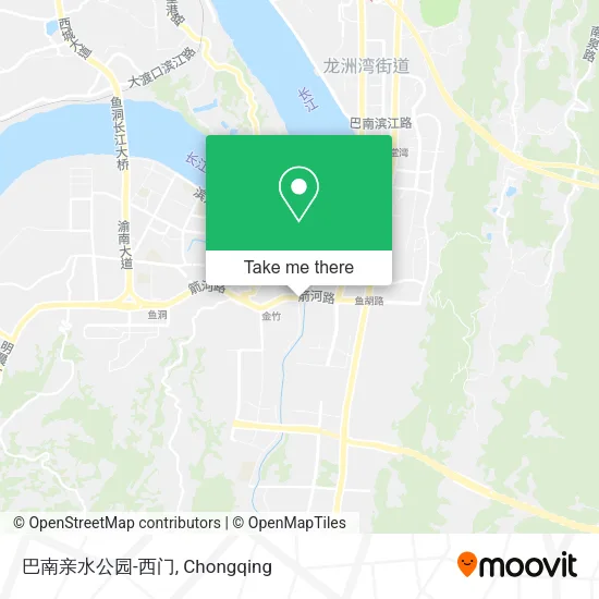 巴南亲水公园-西门 map