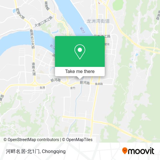 河畔名居-北1门 map