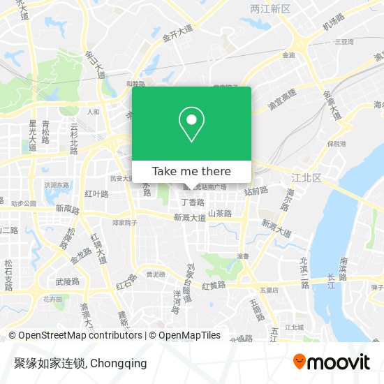 聚缘如家连锁 map