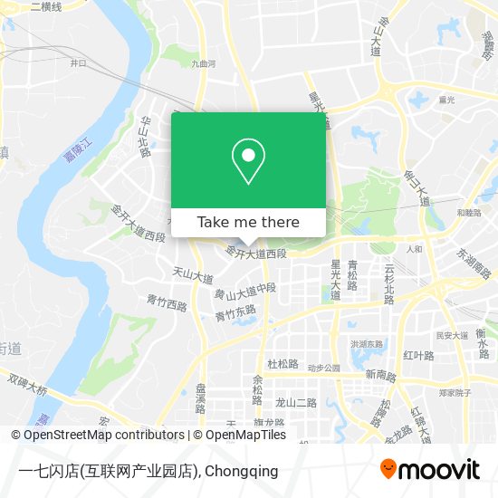 一七闪店(互联网产业园店) map