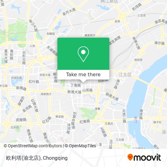 欧利塔(渝北店) map
