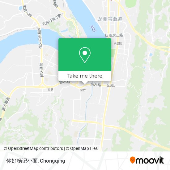 你好杨记小面 map