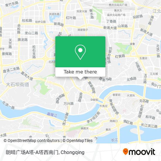 朗晴广场A塔-A塔西南门 map