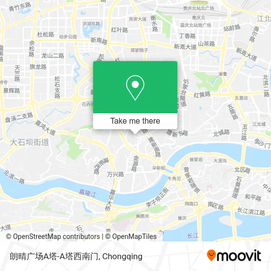 朗晴广场A塔-A塔西南门 map