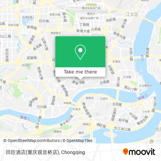 田臣酒店(重庆观音桥店) map