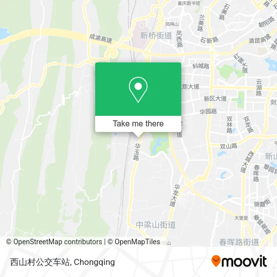 西山村公交车站 map