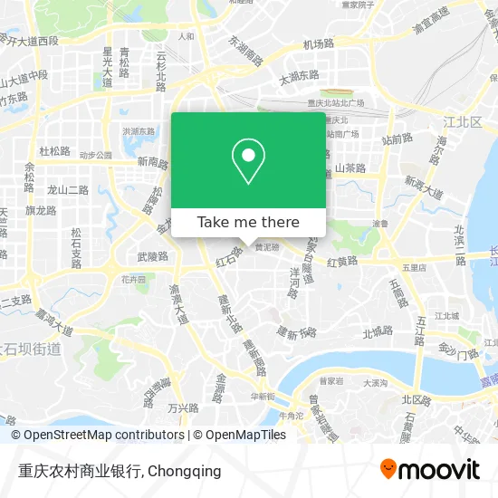 重庆农村商业银行 map