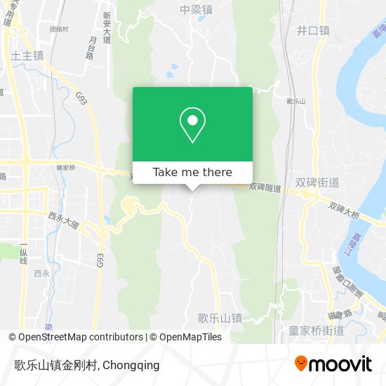 歌乐山镇金刚村 map