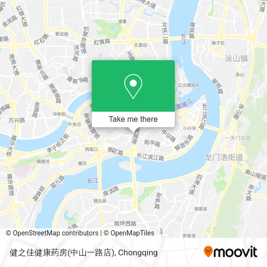 健之佳健康药房(中山一路店) map