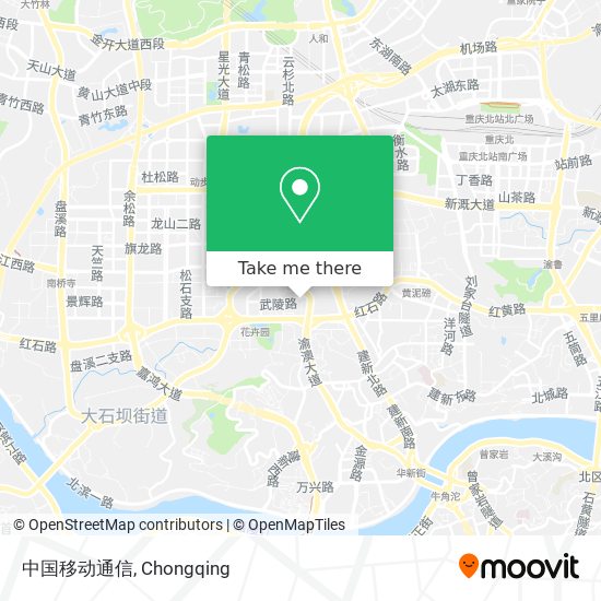 中国移动通信 map