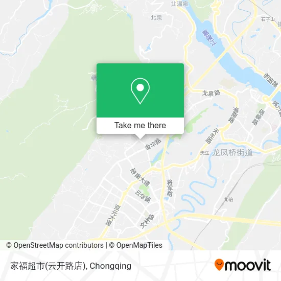家福超市(云开路店) map