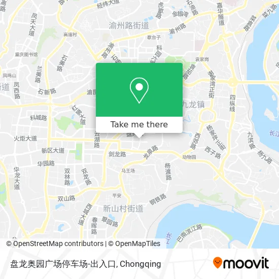 盘龙奥园广场停车场-出入口 map