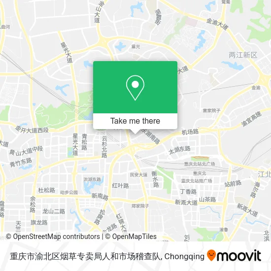 重庆市渝北区烟草专卖局人和市场稽查队 map