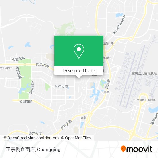 正宗鸭血面庄 map