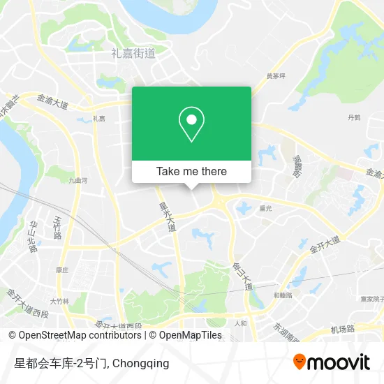 星都会车库-2号门 map