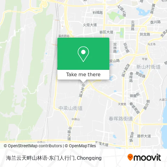 海兰云天畔山林语-东门人行门 map