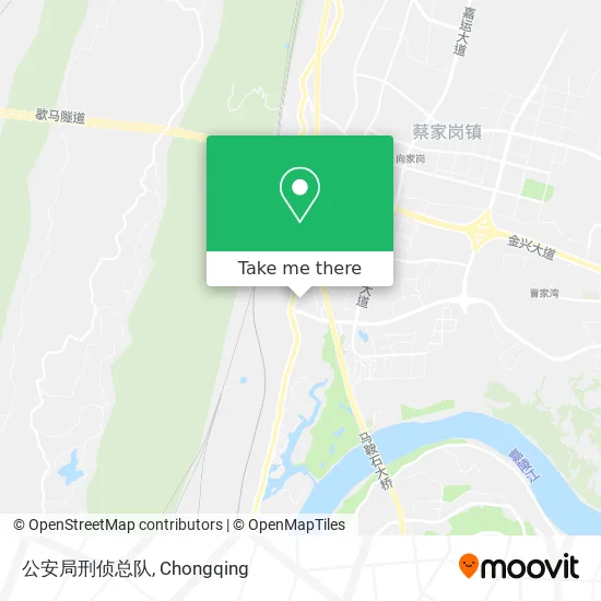 公安局刑侦总队 map