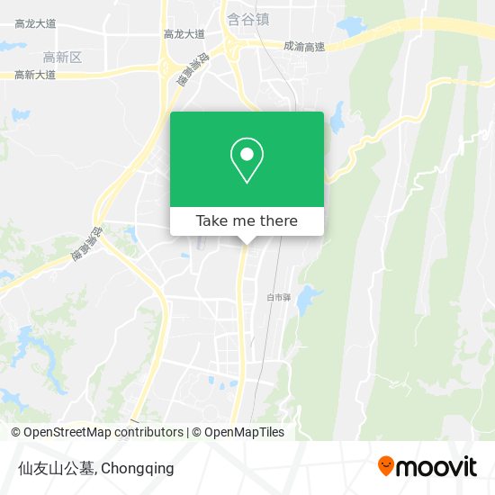 仙友山公墓 map