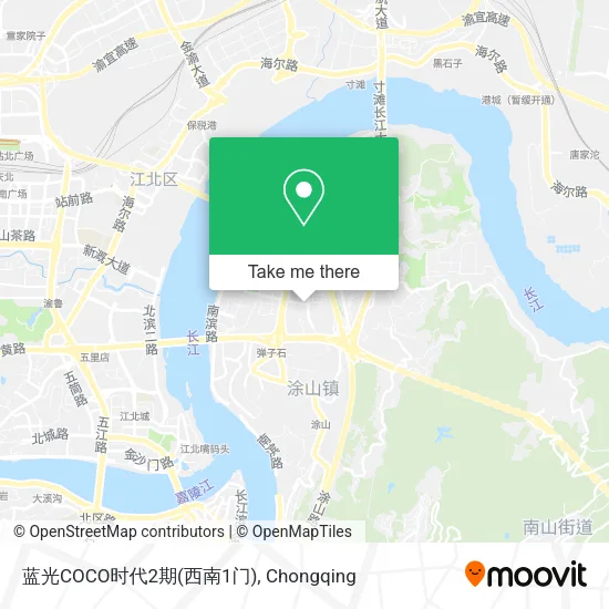蓝光COCO时代2期(西南1门) map