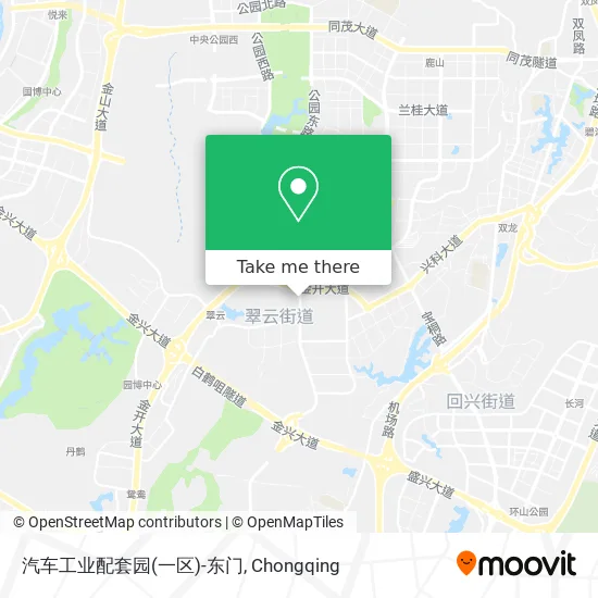 汽车工业配套园(一区)-东门 map