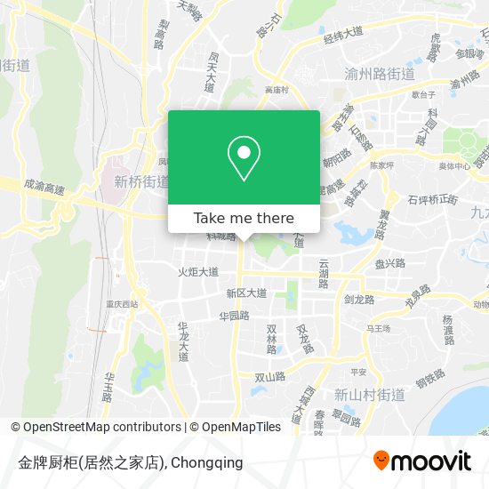 金牌厨柜(居然之家店) map