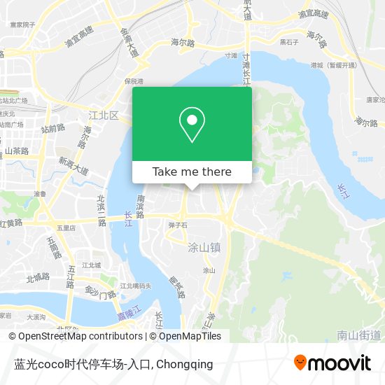 蓝光coco时代停车场-入口 map