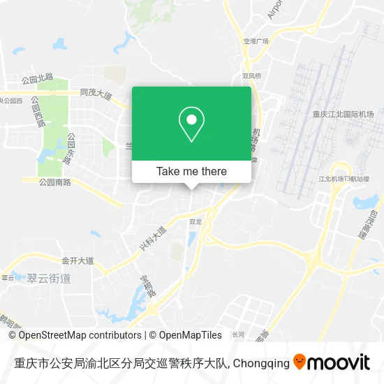 重庆市公安局渝北区分局交巡警秩序大队 map