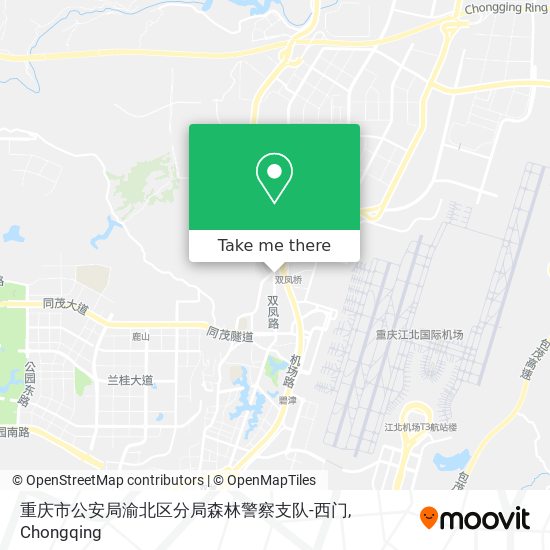重庆市公安局渝北区分局森林警察支队-西门 map