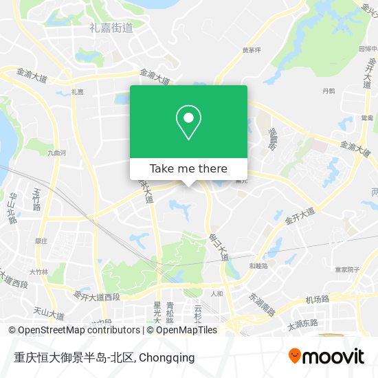 重庆恒大御景半岛-北区 map