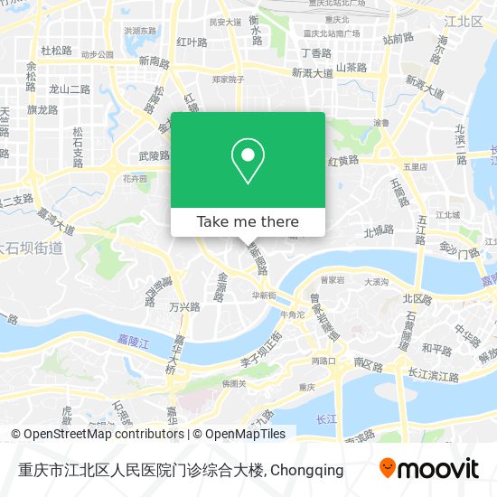 重庆市江北区人民医院门诊综合大楼 map