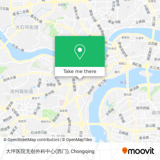 大坪医院无创外科中心(西门) map
