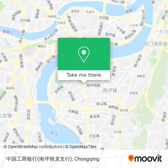 中国工商银行(南坪骑龙支行) map