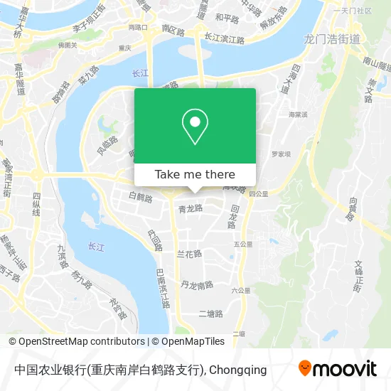 中国农业银行(重庆南岸白鹤路支行) map