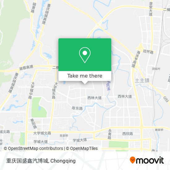 重庆国盛鑫汽博城 map