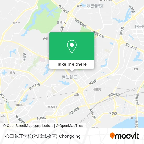心田花开学校(汽博城校区) map