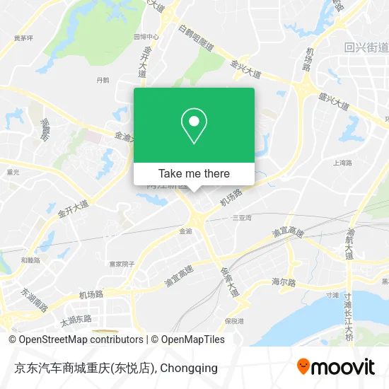 京东汽车商城重庆(东悦店) map