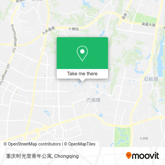 重庆时光里青年公寓 map