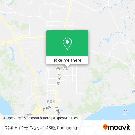 铝城正亍1号怡心小区-43幢 map