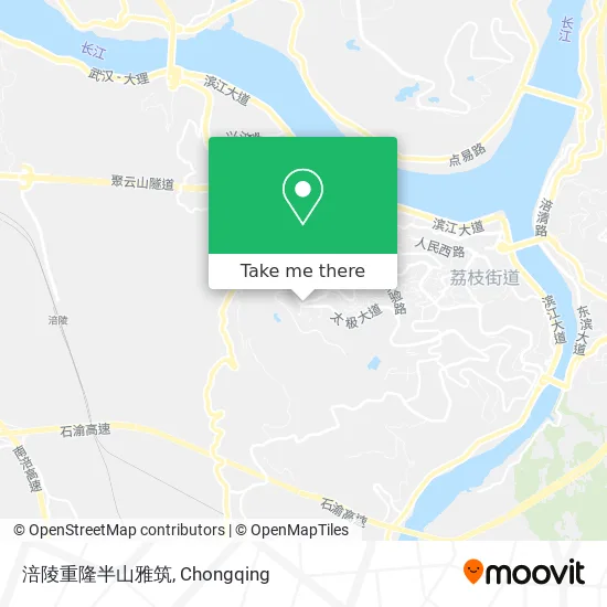 涪陵重隆半山雅筑 map