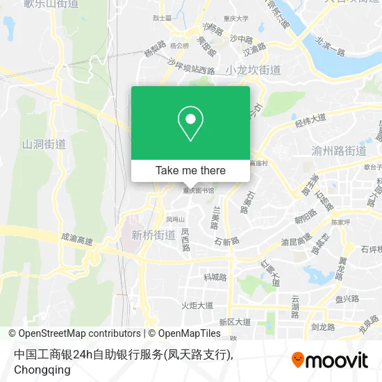 中国工商银24h自助银行服务(凤天路支行) map