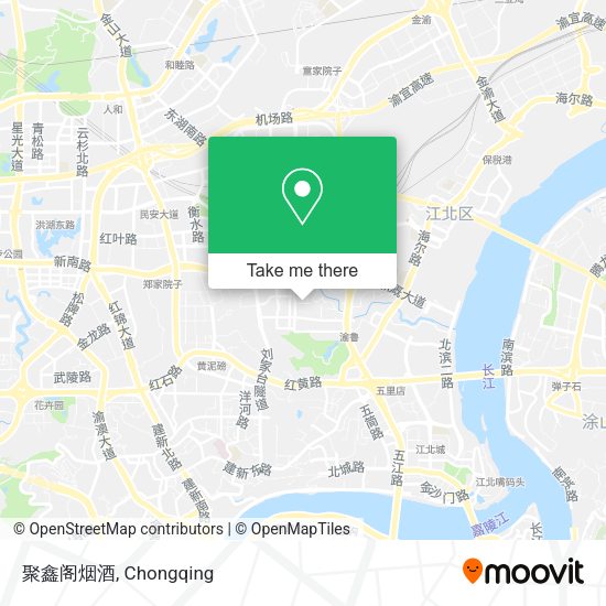 聚鑫阁烟酒 map