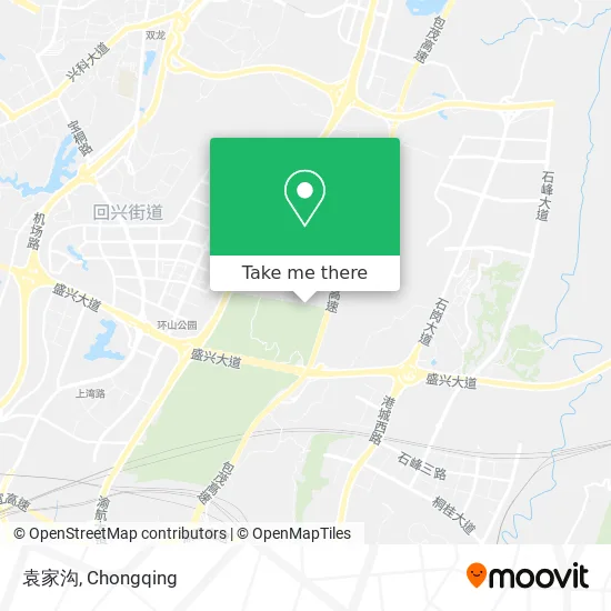 袁家沟 map