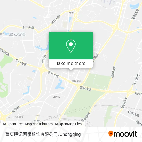 重庆段记西服服饰有限公司 map