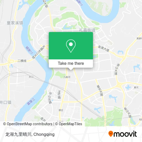 龙湖九里晴川 map