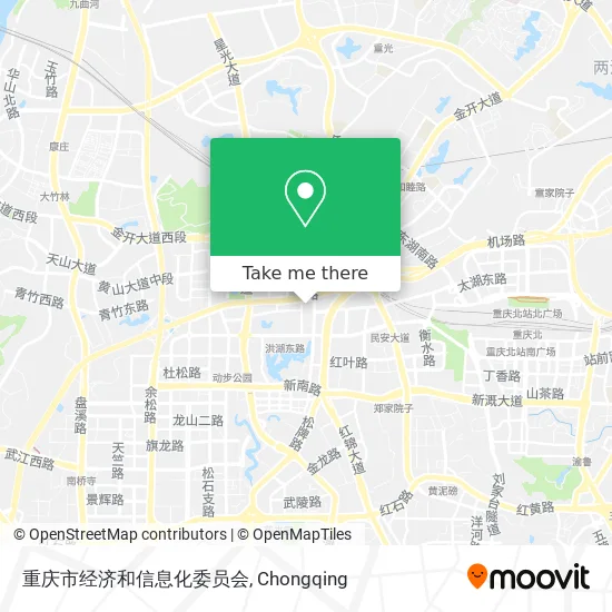 重庆市经济和信息化委员会 map