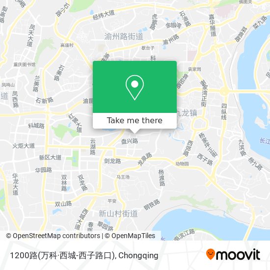 1200路(万科·西城-西子路口) map