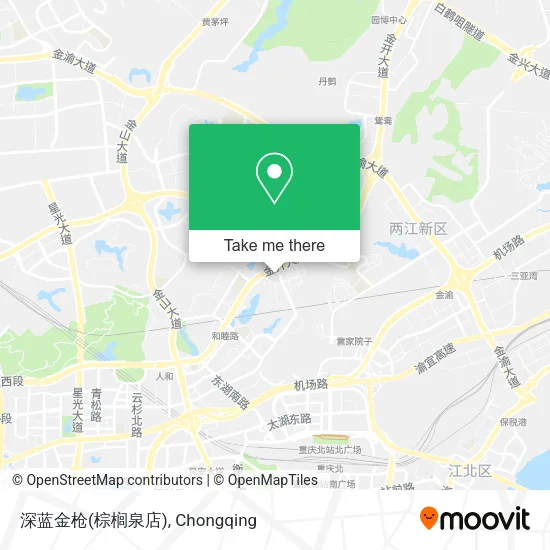 深蓝金枪(棕榈泉店) map